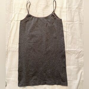 BeMaternity Ingrid & Isabel S gray spaghetti strap tank top